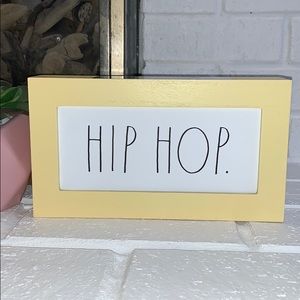 Rae Dunn HIP HOP Easter Wood Sign